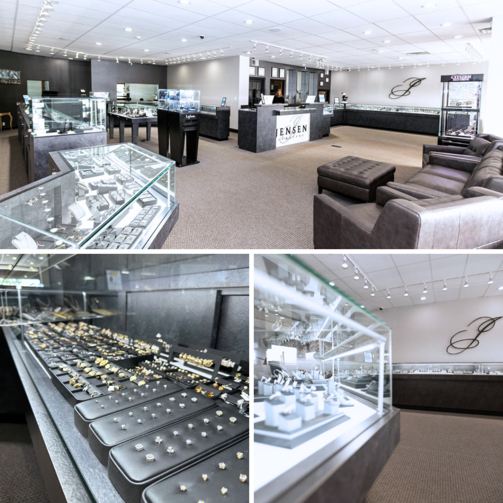 Come into Jensen Jewelers during our estate jewelry sale