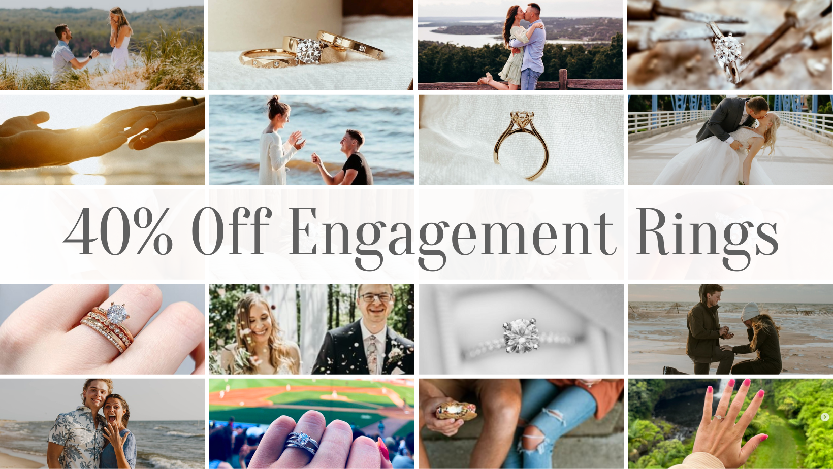 40% Off Engagement Rings at Jensen Jewelers in Hudsonville